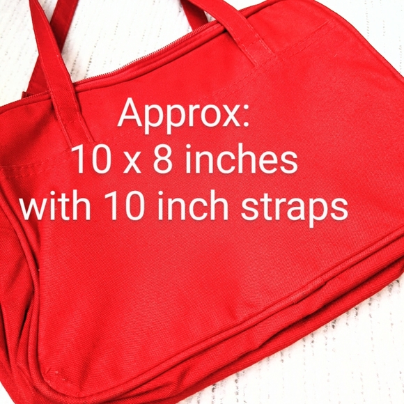 Vintage Y2K Vegan Vacation or Valentine's Purse. 10" x 8" w 10" straps. HP! - Picture 4 of 14